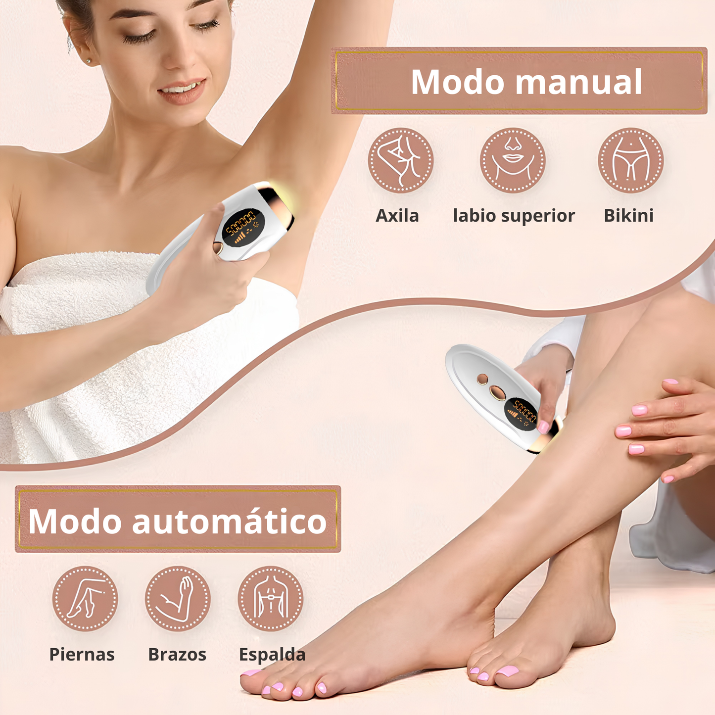 Depiladora Láser IPL Profesional